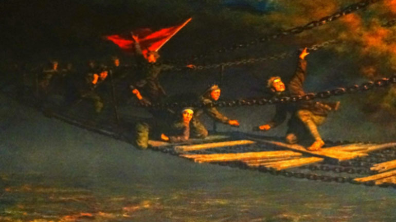 红色团建游戏—飞夺泸定桥